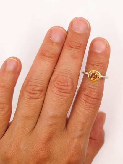 Champagner Spinell in Gold und Silber